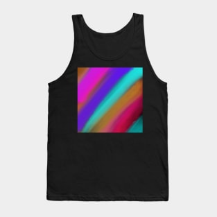 Watercolor stripes abstract Tank Top